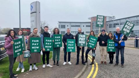 STV staff in Aberdeen