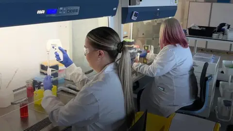 A laboratory in Cheshire which s pioneering ways to replace animal testing.