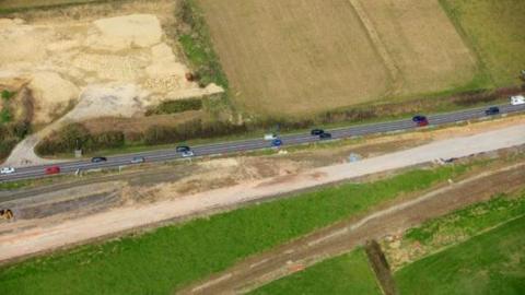 Steart Hill Traffic on A303