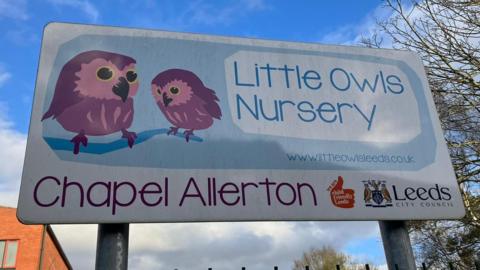 Little Owls Nursery Chapel Allerton sign