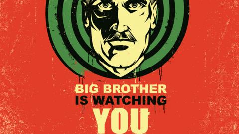 Big Brother is watching you graphic