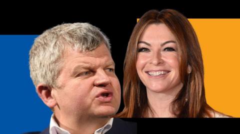 Adrian Chiles and Suzi Perry