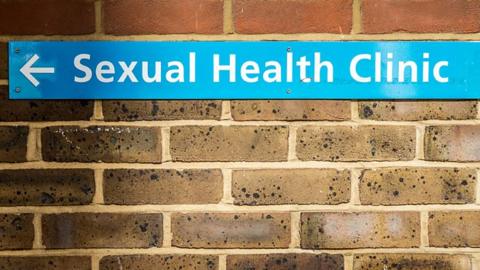 Sexual Health Clinic sign