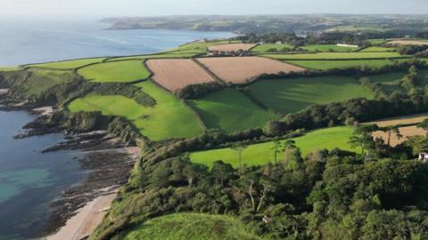 Proposed development site from above