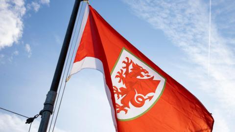Football Association of Wales flag