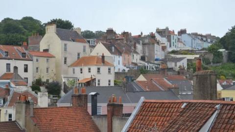 Photo of houses in Guernsey