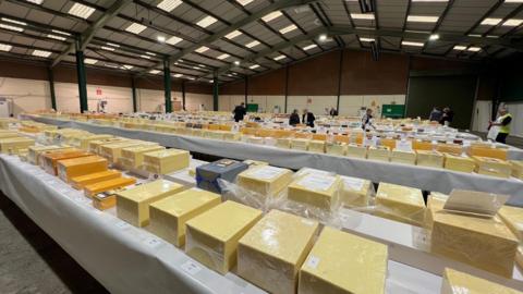A major cheese exhibition in Staffordshire