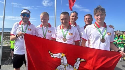 The Isle of Man's men's triathlon team