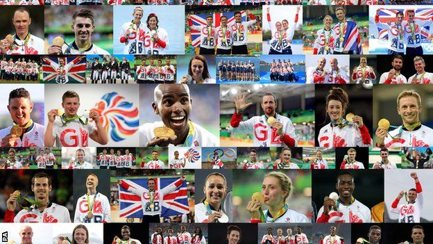Great Britain's medallists from Rio 2016