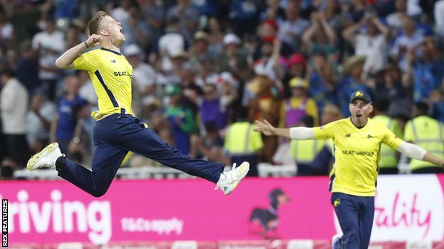 Nathan Ellis showed his death bowling skills to complete Hampshire's triumph