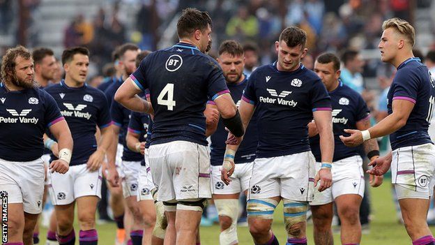 Scotland look frustrated in Argentina