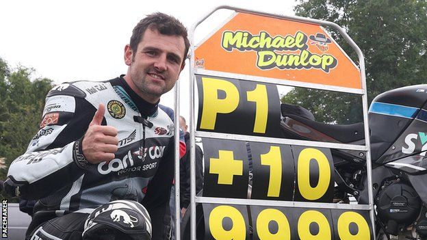 Michael Dunlop has won the feature race at Armoy for nine years in a row