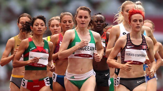 Portaferry athlete Ciara Mageean in action at last year's Olympic Games in Tokyo