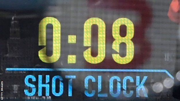 The shot clock was used during the Next Gen ATP Finals in Milan earlier this month