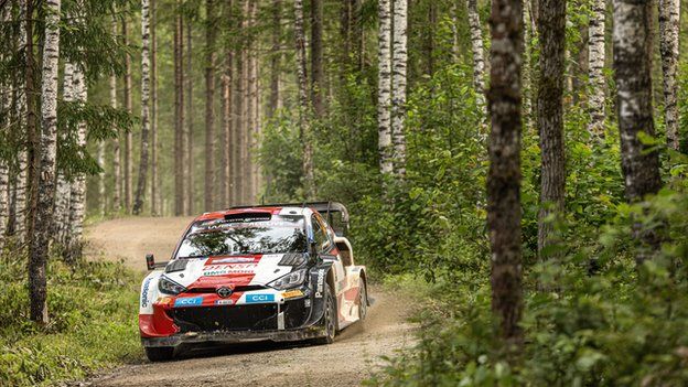 Elfyn Evans at Rally Estonia in 2022