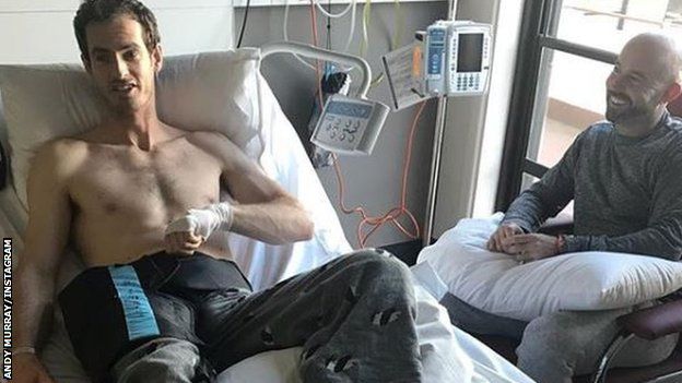 Andy Murray in hospital