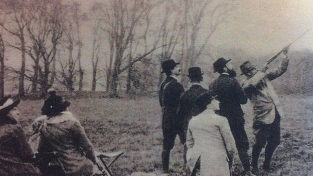 Franz Ferdinand shooting on the Welbeck Estate