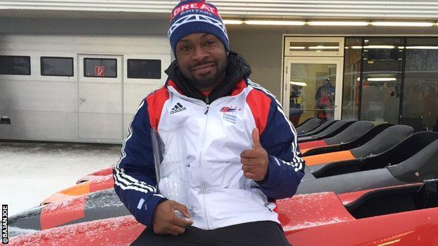 GB's Corie Mapp won the inaugural World Cup para bobsleigh race in 2015.