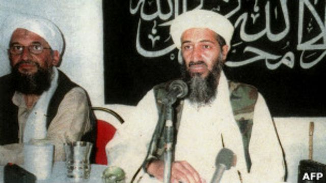 Айман Завахири (на фото слева) и Усама бин Ладен