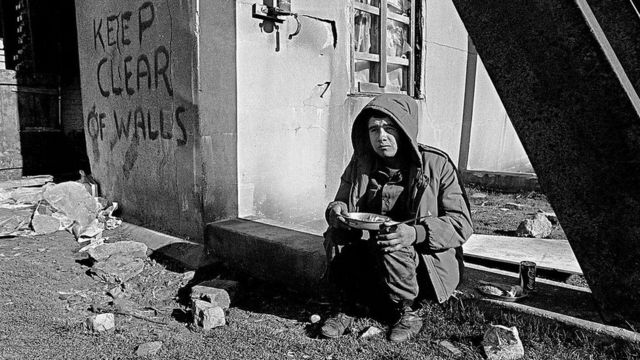 Аргентинский солдат на Фолклендах, 13 апреля 1982 года