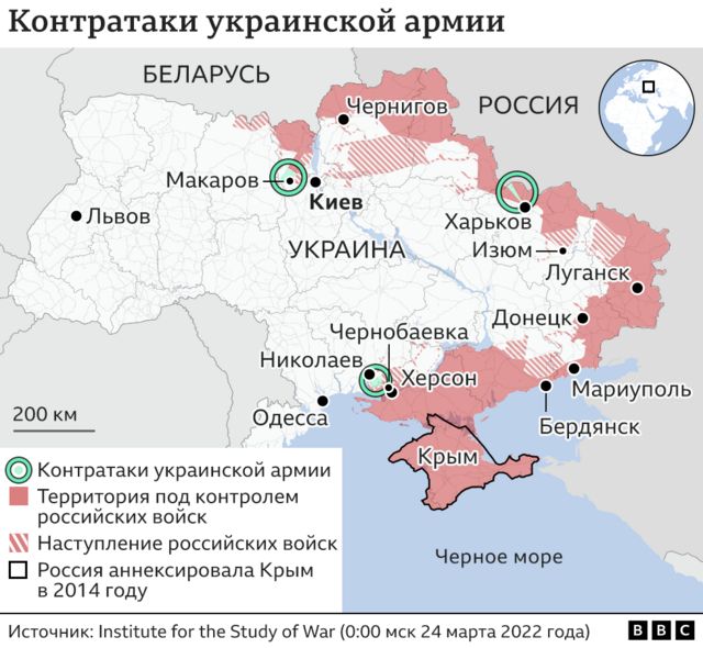 контратаки украинской армии
