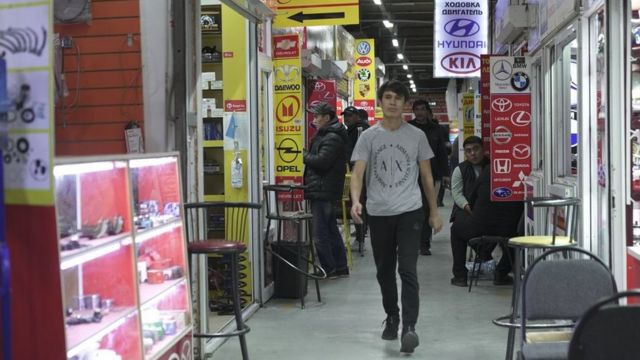 Рынок "Кар Сити" в Алматы