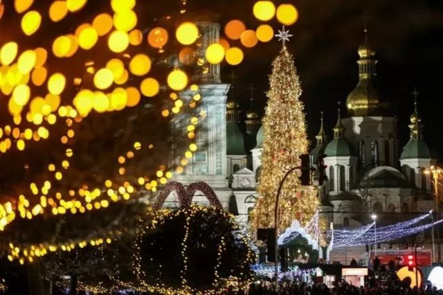 Рождественская елка в Киеве