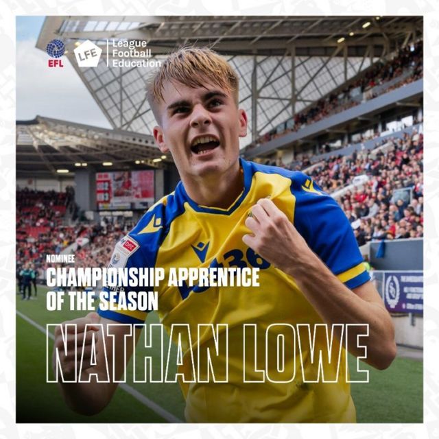 Stoke City striker Nathan Lowe.
