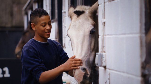 Kai with a horse