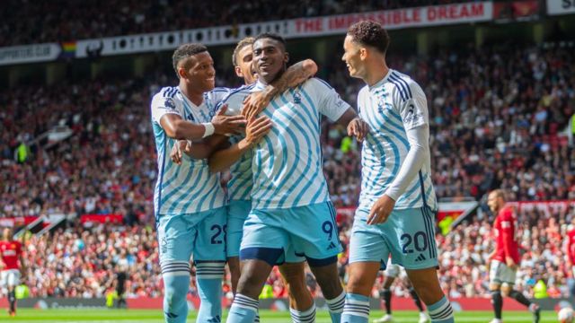 Nottingham Forest celebrate