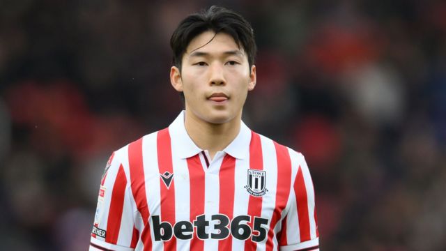 Stoke City midfielder Bae Junho. 
