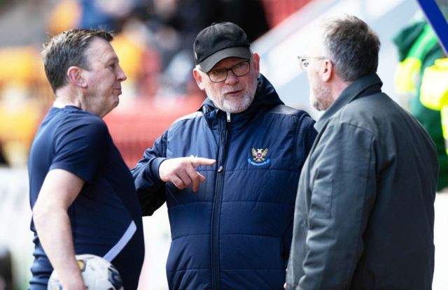 St Johnstone manager Craig Levein during a cinch Premiership match between St Johnstone and Kilmarnock at McDiarmid Park, on April 13, 2024, in Perth, Scotland.