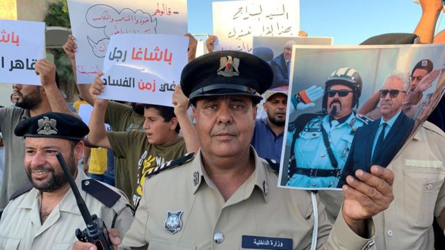 Протесты в Триполи