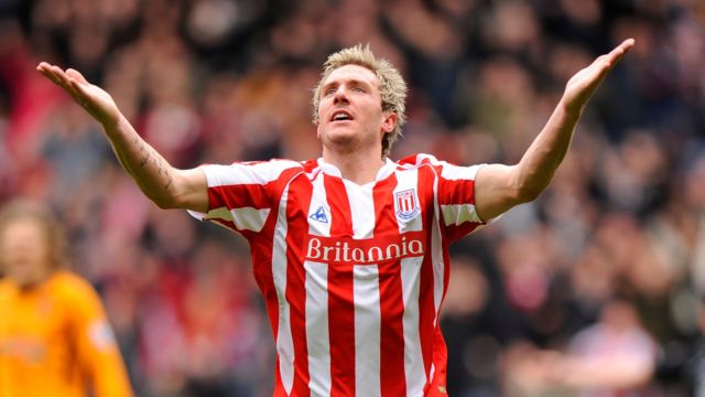 Former Stoke City star Liam Lawrence.