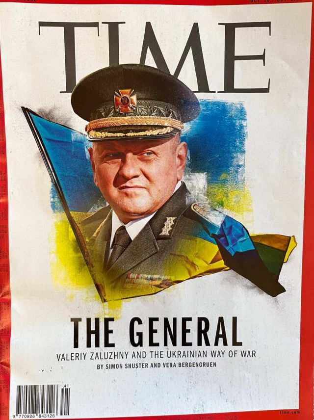 Обложка журнала Time с Залужным
