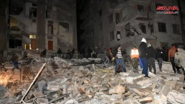 Сирия - сильные разрушения произошли в городе Хама