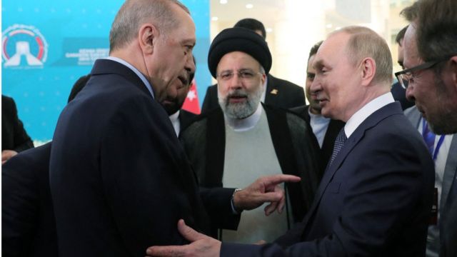 Путин, Раиси, Эрдоган