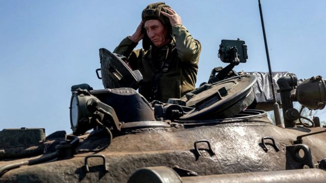 Украинский танкист