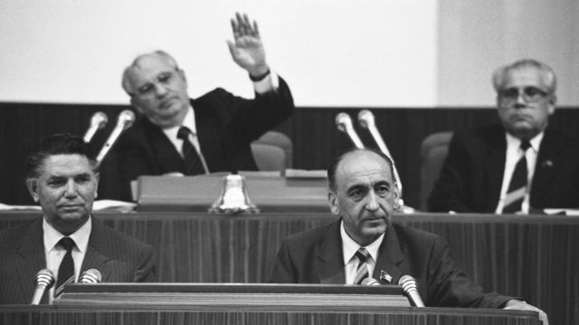 Михаил Горбачев на I съезде народных депутатов СССР