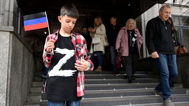 голосование в "представительстве ДНР" в Москве