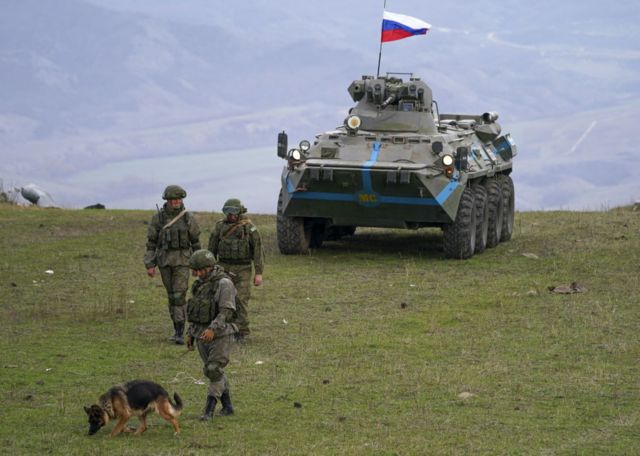 Российские миротворцы в Нагорном Карабахе. Ноябрь 2021 года