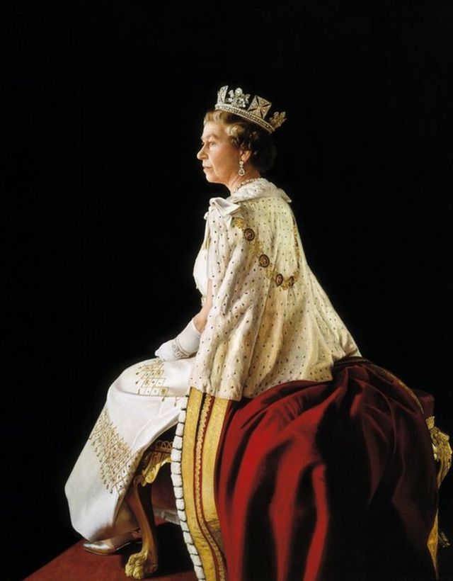 Портрет королевы работы придворного художника Ричарда Стоуна