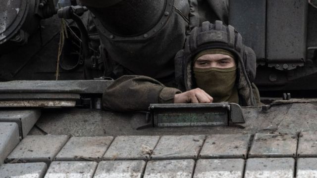 Российский танкист в Украине
