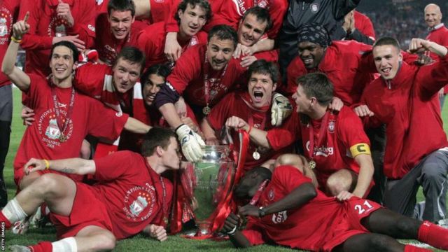 Liverpool win the 2005 Champions League