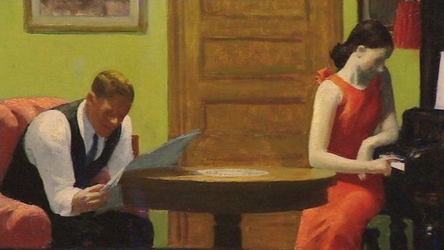 A painting by US artist Edward Hopper