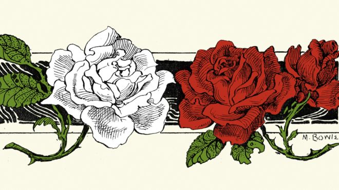 Алая и Белая розы