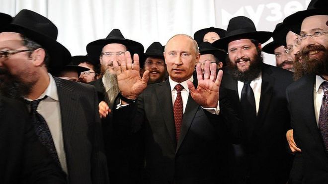 Vladimir Putin at a meeting with Jewish Community