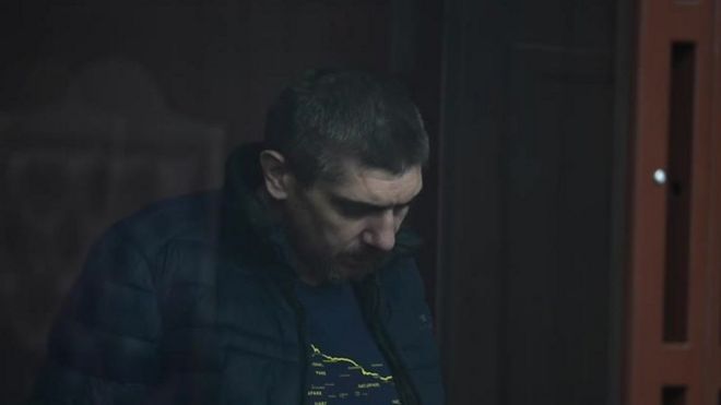 Антон Чередник в суде.