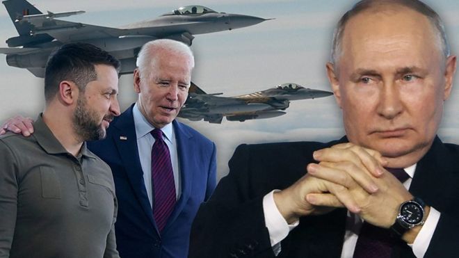 Зеленский, Байден, Путин и истребители F-16