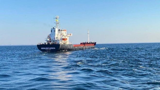 Resilient Africa - первое судно с зерном, прошедшее новым коридором